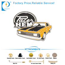Pacei Forma del coche Pin Badge Intech Producto Made in China